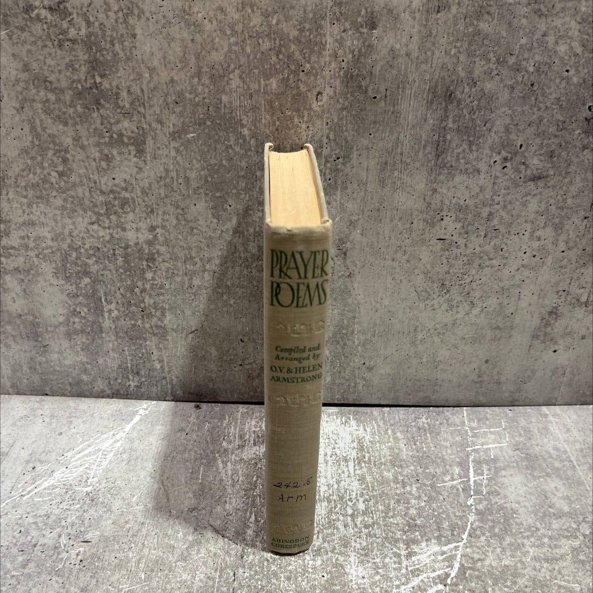 prayer poems book, by O. V. and Helen Armstrong, 1942 Hardcover image 4