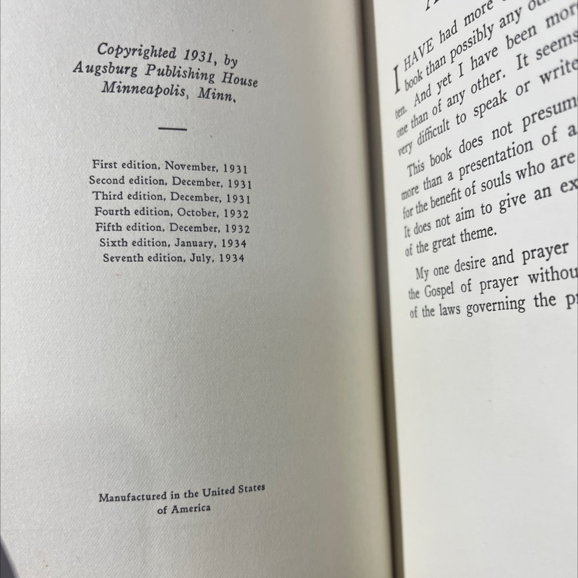 prayer book, by o. hallesby, 1934 Hardcover image 3