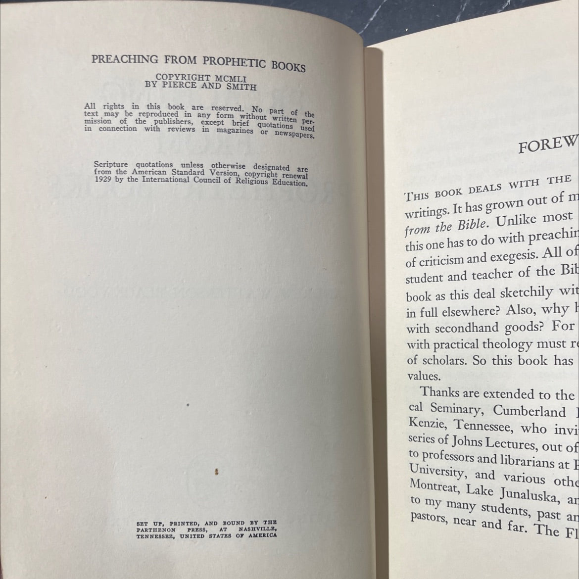 preaching from prophetic books book, by andrew watterson blackwood, 1951 Hardcover image 3