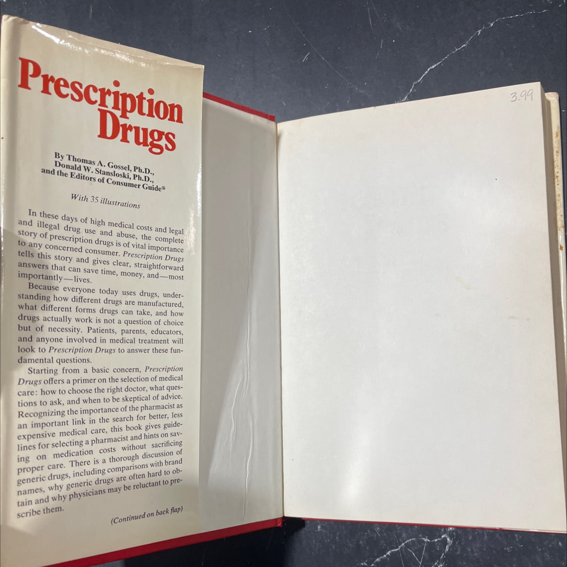 prescription drugs book, by editors of consumer guide, thomas a. gossel, r.ph., ph.d., donald w. stansloski, r.ph., image 4