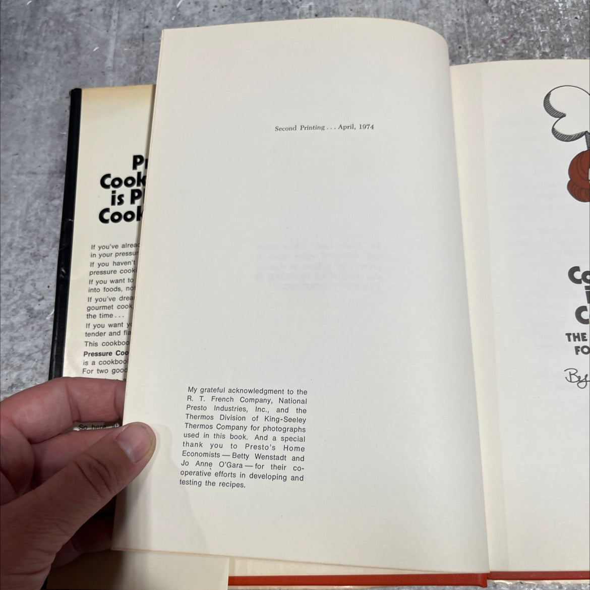 pressure cooking is pleasure cooking book, by patricia phillips, 1974 Hardcover image 3
