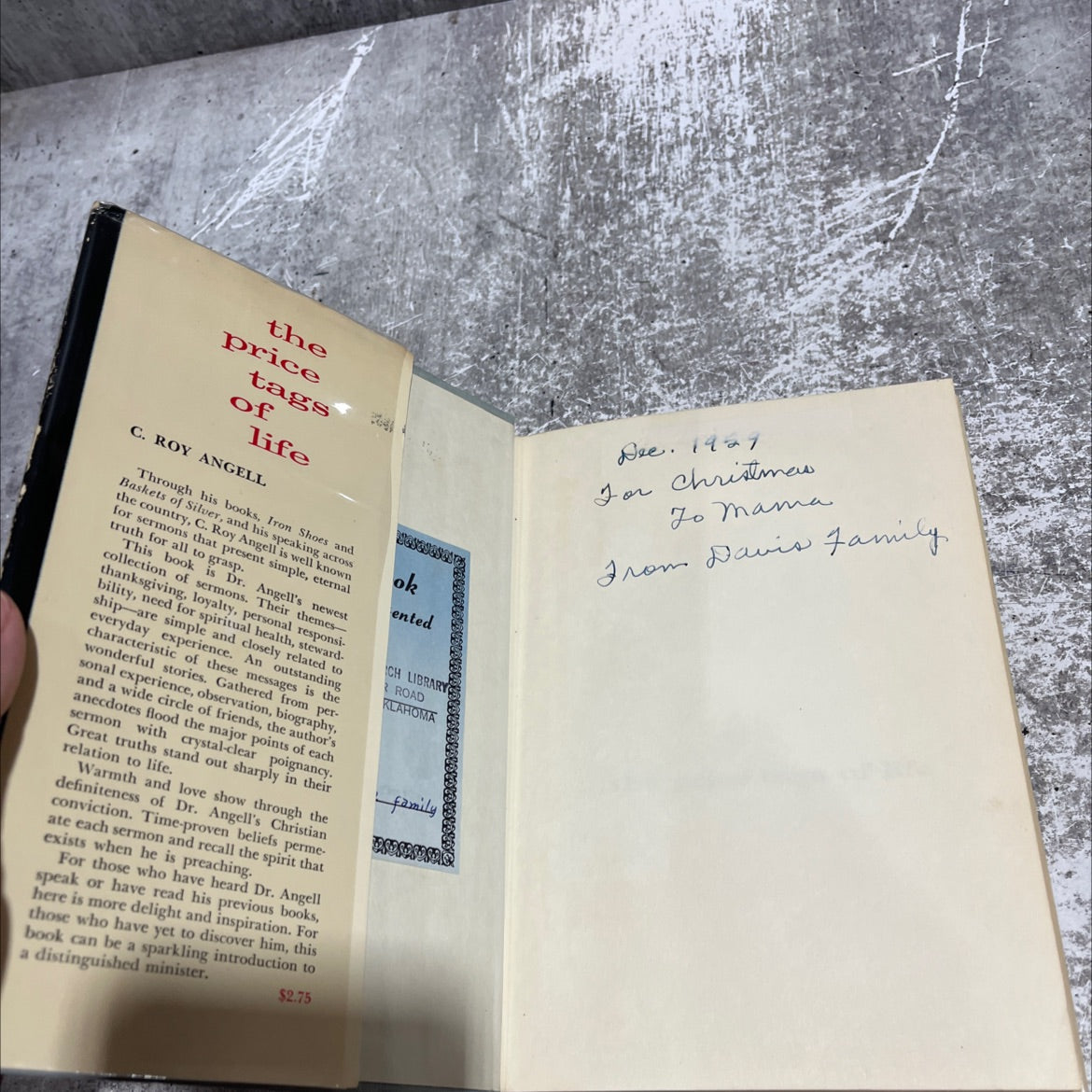price tags of life book, by c. roy angell, 1959 Hardcover image 4