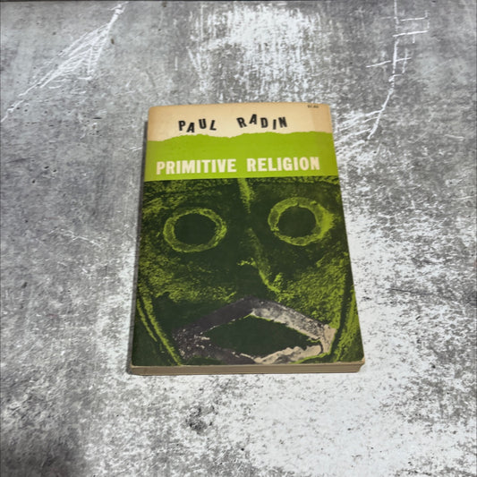 primitive religion its nature and origin book, by paul radin, 1957 Paperback image 1