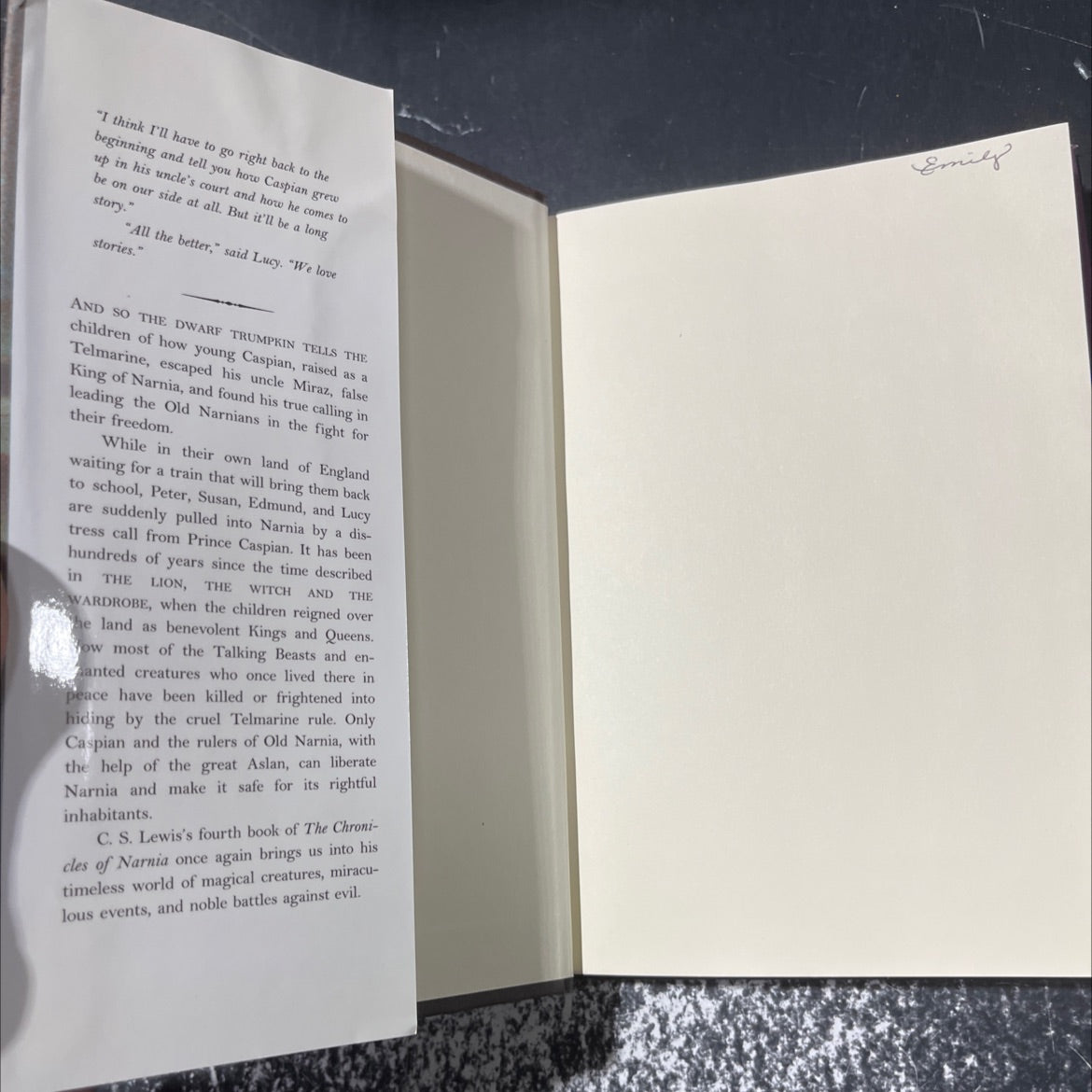 prince caspian the return to narnia book, by c. s. lewis, 1979 Hardcover image 4