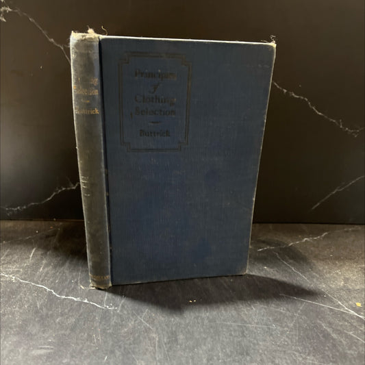 principles of clothing selection book, by helen goodrich buttrick, 1925 Hardcover image 1