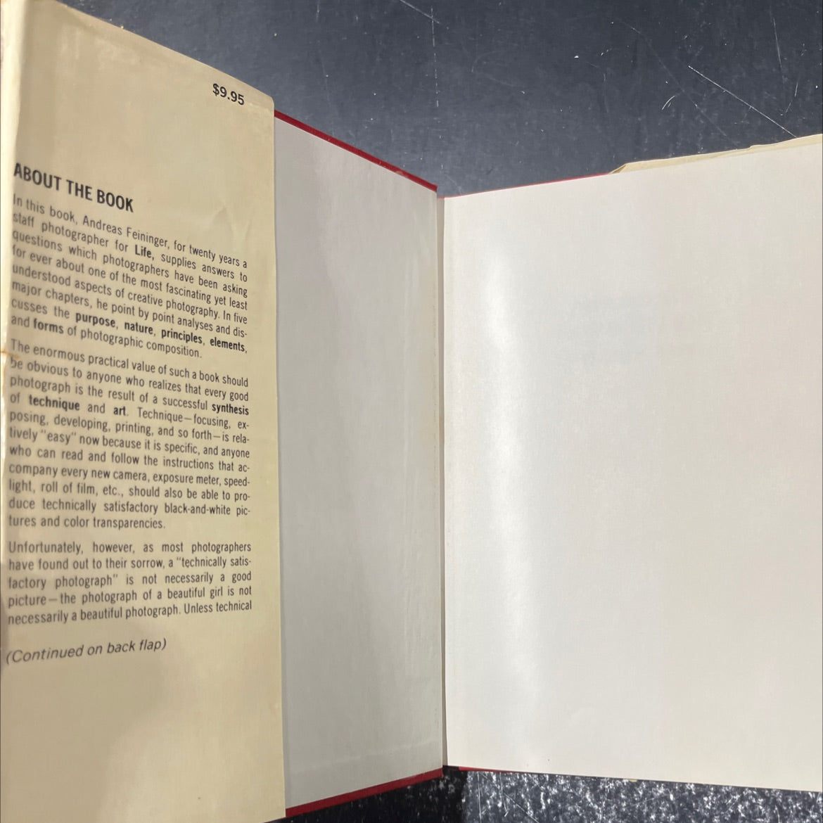 principles of composition in photography book, by andreas feininger, 1978 Hardcover image 4