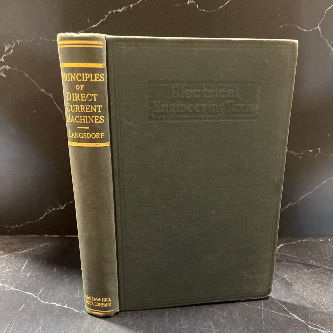 principles of direct-current machines book, by alexander s. langsdorf, 1940 Hardcover image 1