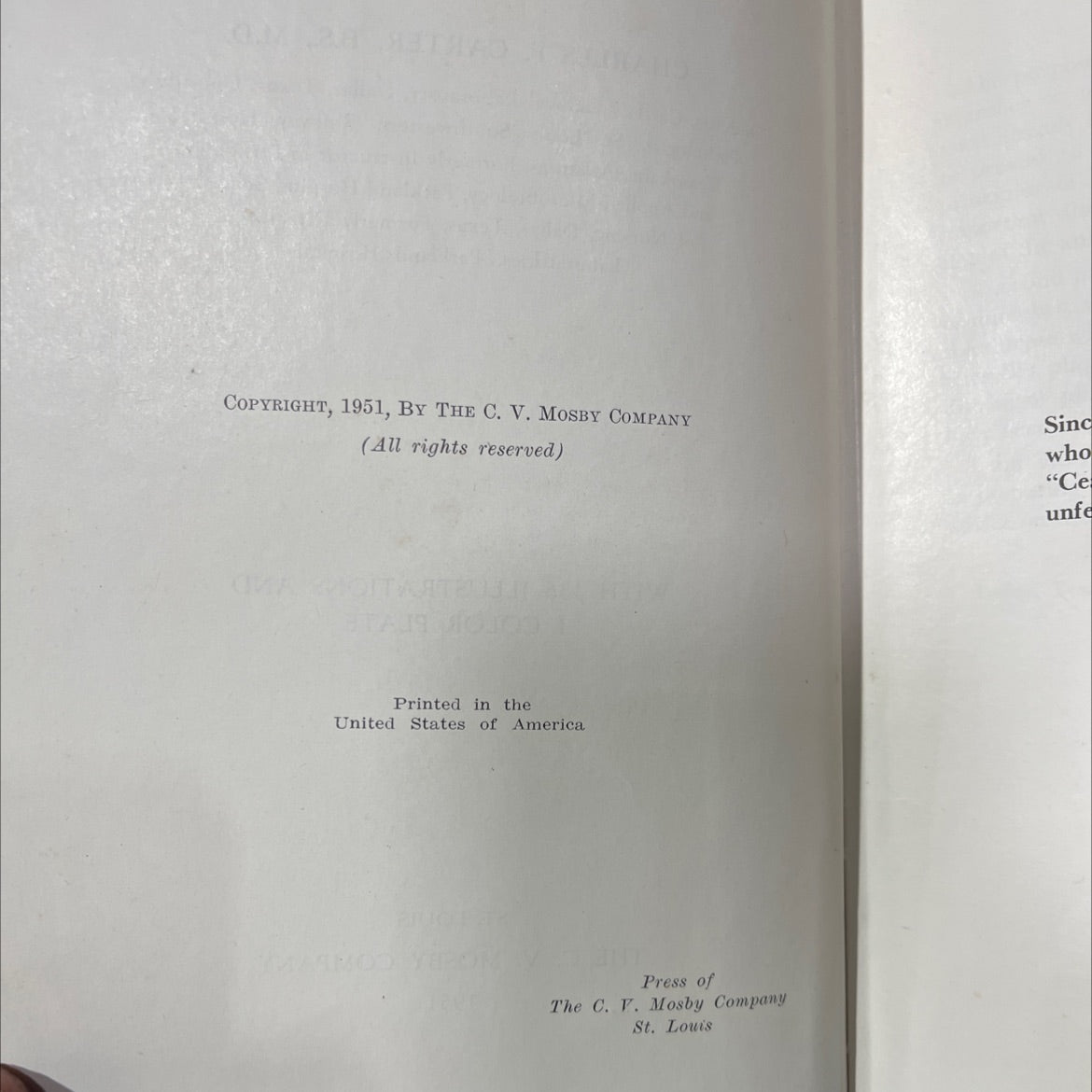 principles of microbiology book, by charles f. carter, 1951 Hardcover image 3