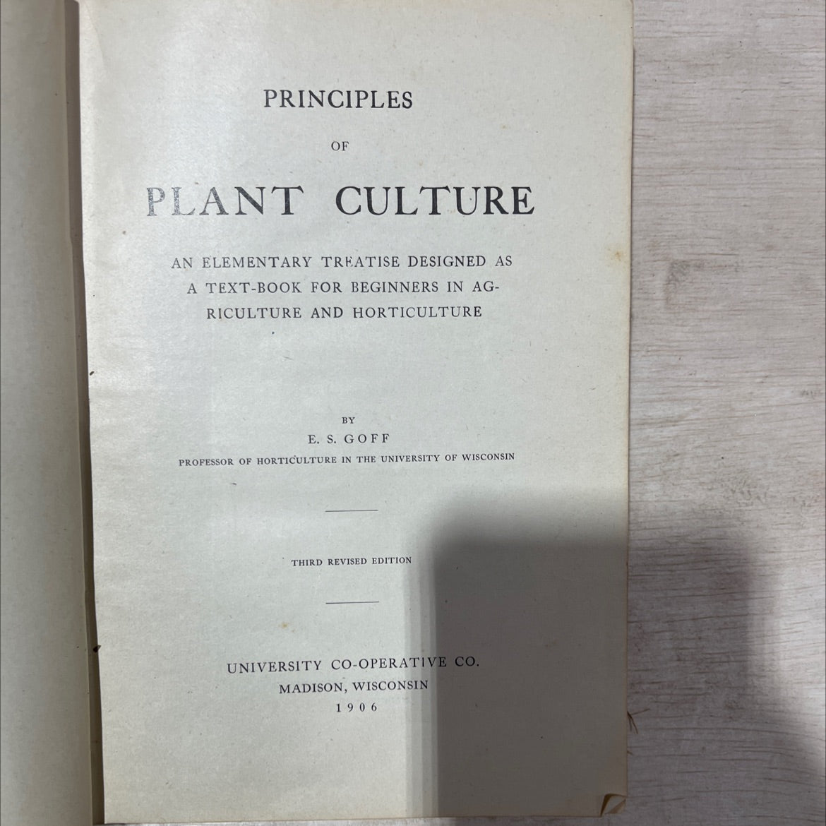 principles of plant culture an elementary treatise designed as a text-book for beginners in agriculture and image 2