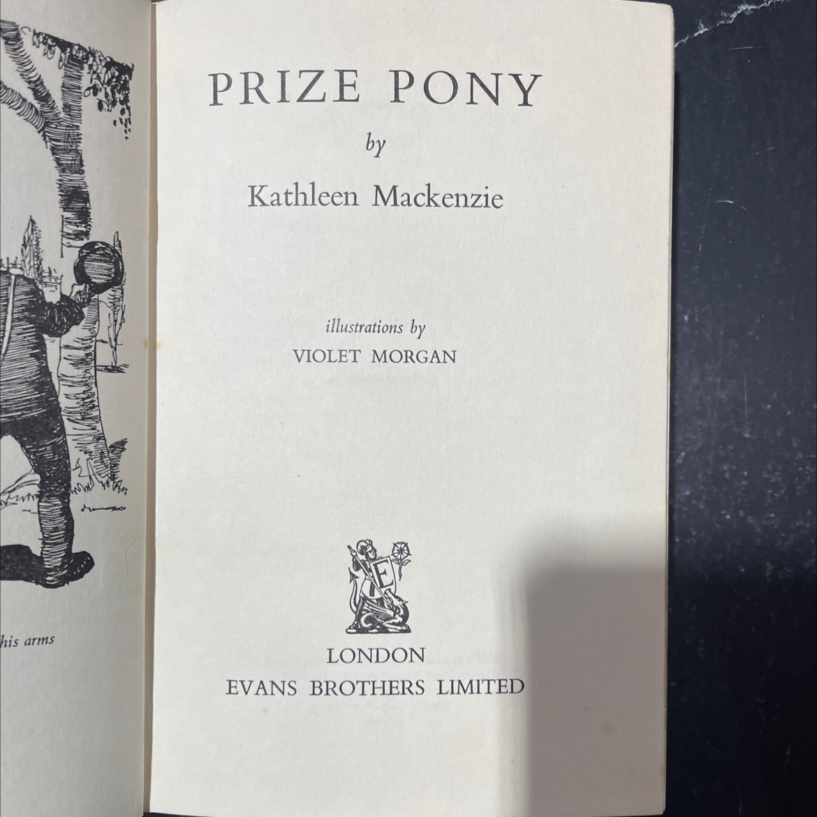 prize pony book, by kathleen mackenzie, 1959 Hardcover image 2