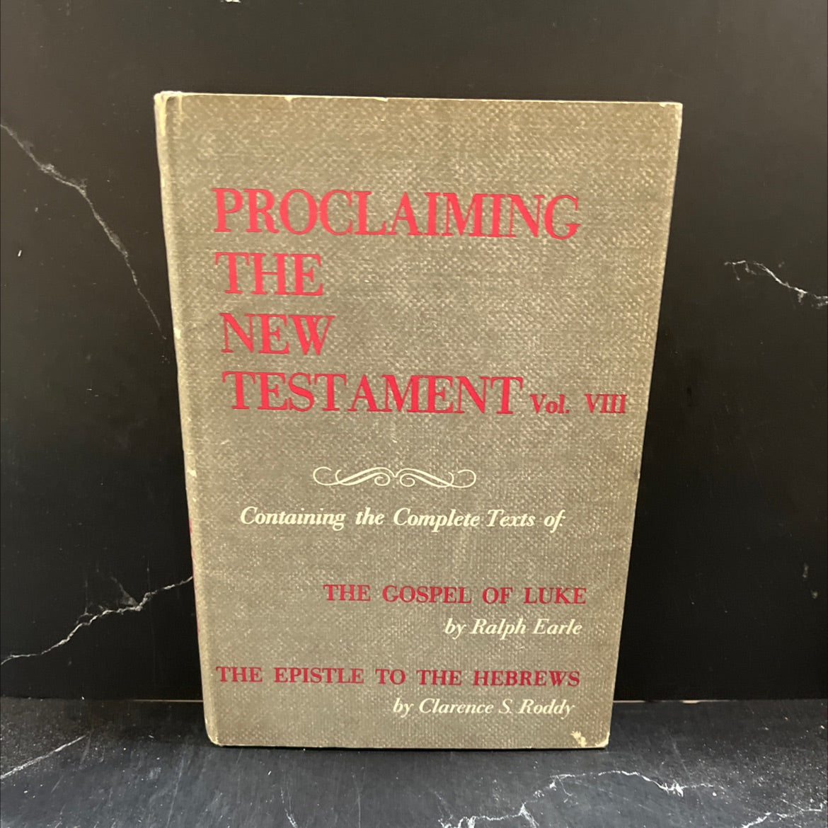 proclaiming the new testament the gospel of luke book, by ralph earle, 1968 Hardcover image 1