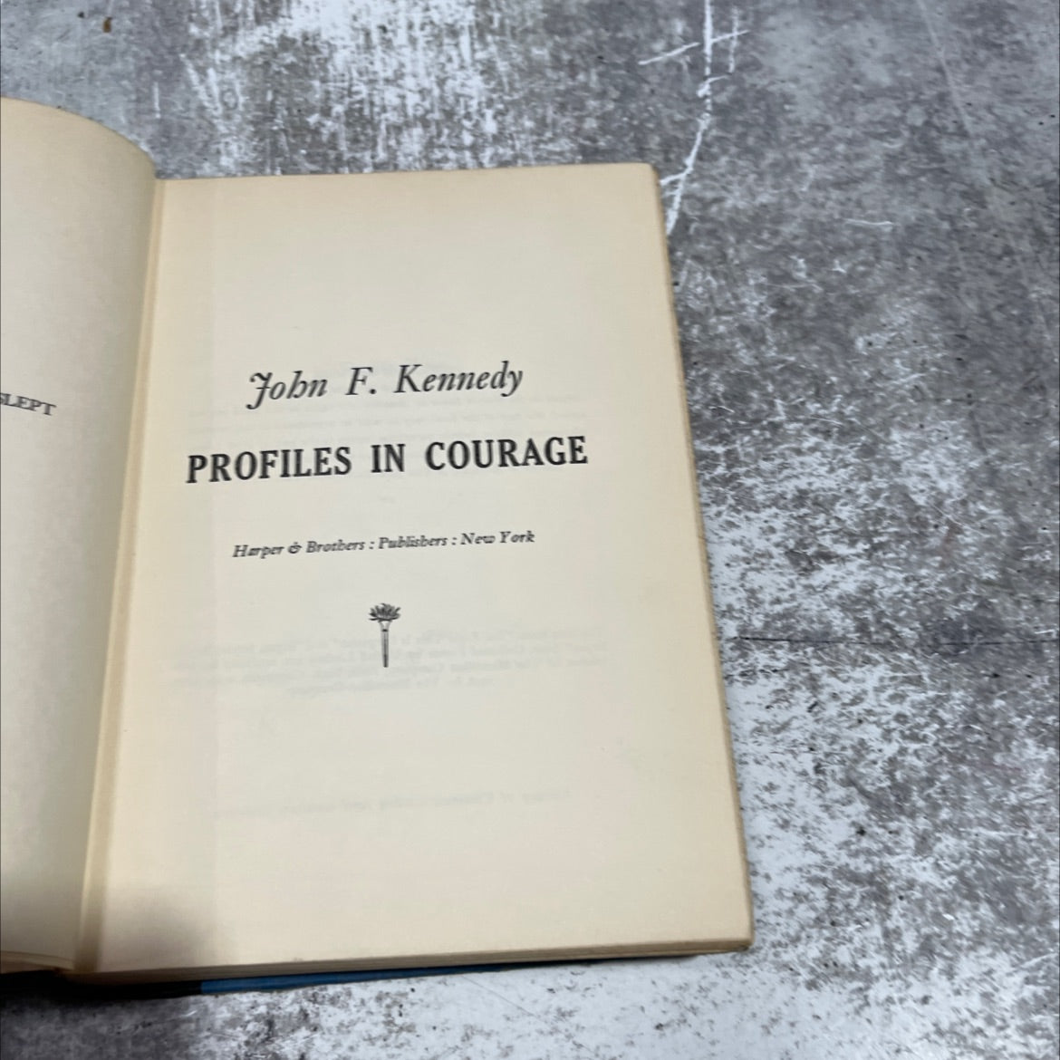 profiles in courage book, by John F. Kennedy, 1956 Hardcover image 2