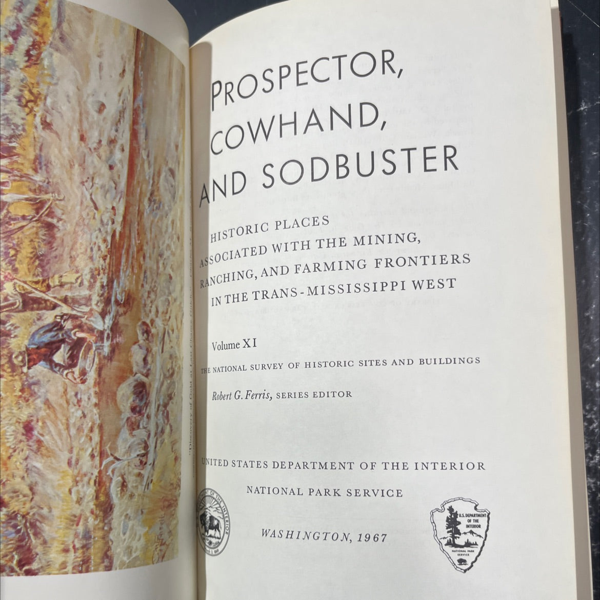 prospector, cowhand, and sodbuster historic places associated with the mining, ranching, and farming frontiers in the image 2