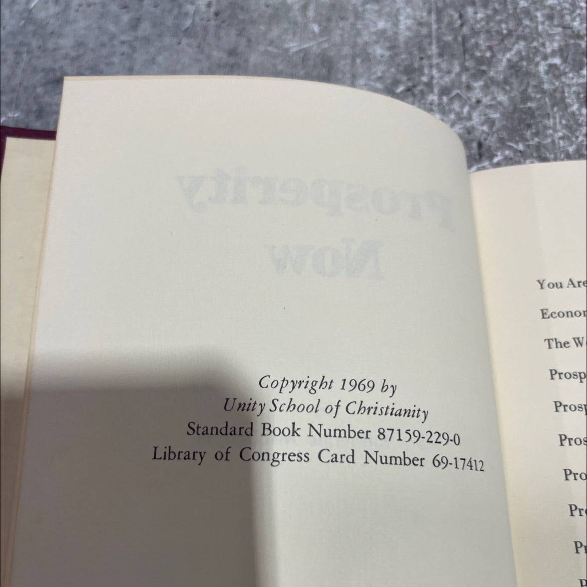 prosperity now book, by Mary Katherine MacDougall, 1969 Hardcover image 3