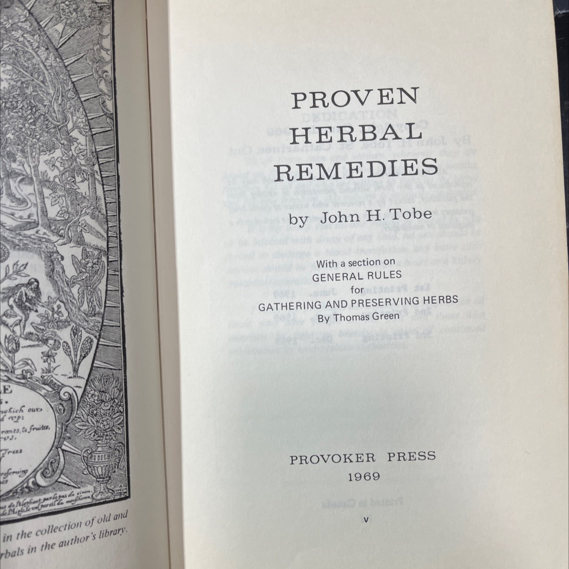 proven herbal remedies book, by john h. tobe, 1969 Hardcover image 2