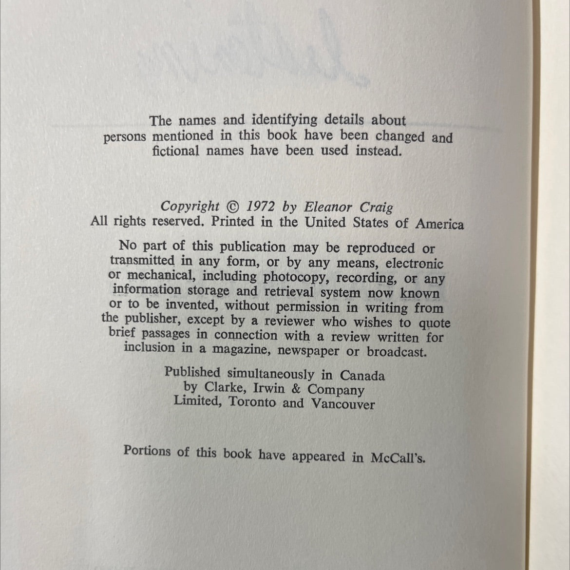 ps. you're not listening book, by eleanor craig, 1972 Hardcover image 3