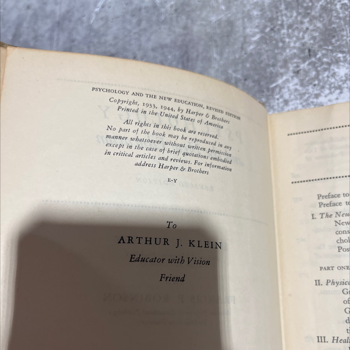 psychology and the new education book, by sidney l. pressey, francis p. robinson, 1944 Hardcover image 3