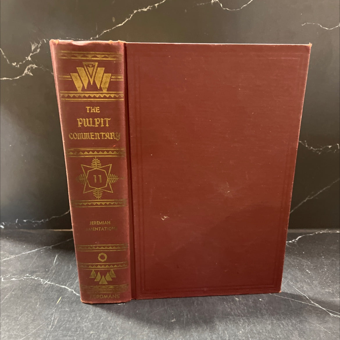 pulpit commentary on jeremiah and lamentations book, by h. d. m. spence, joseph s. exell, 1958 Hardcover image 1