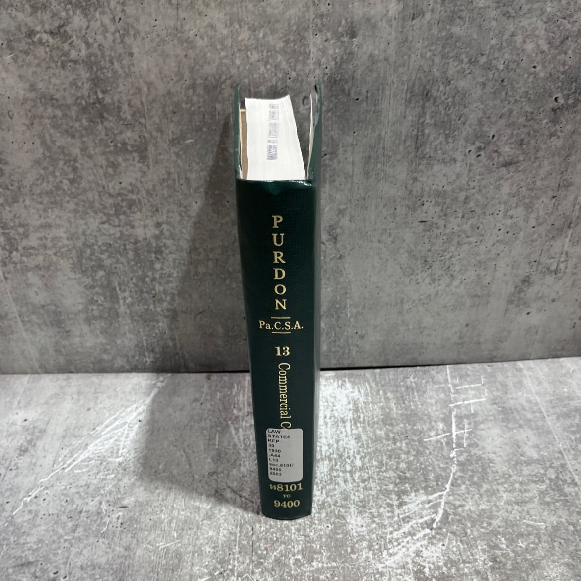 purdon's pennsylvania consolidated statutes annotated title 13 pa.c.s.a. commercial code §§ 8101 to 9400 book, by image 4