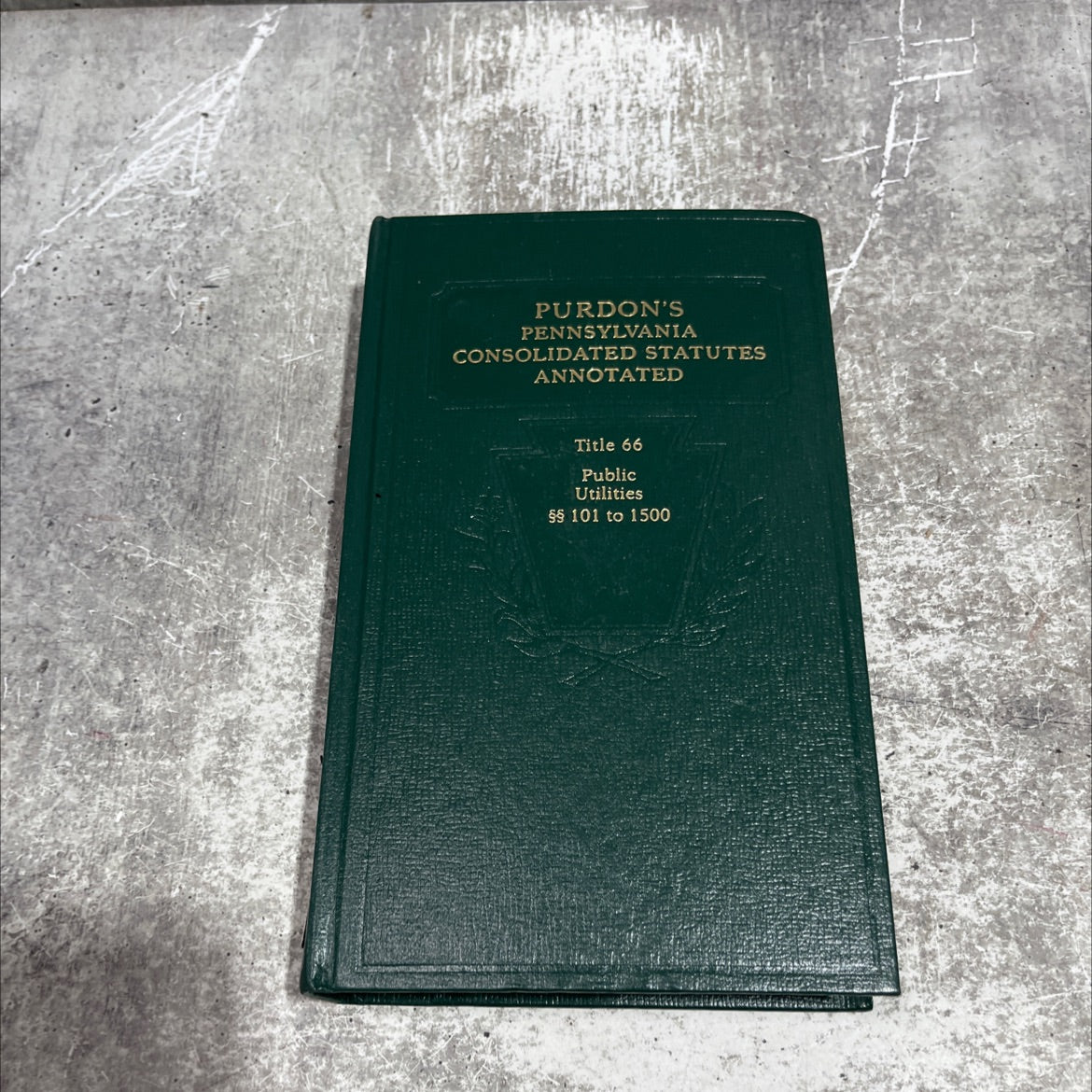 purdon's pennsylvania consolidated statutes annotated book, by unknown, 2000 Hardcover image 1