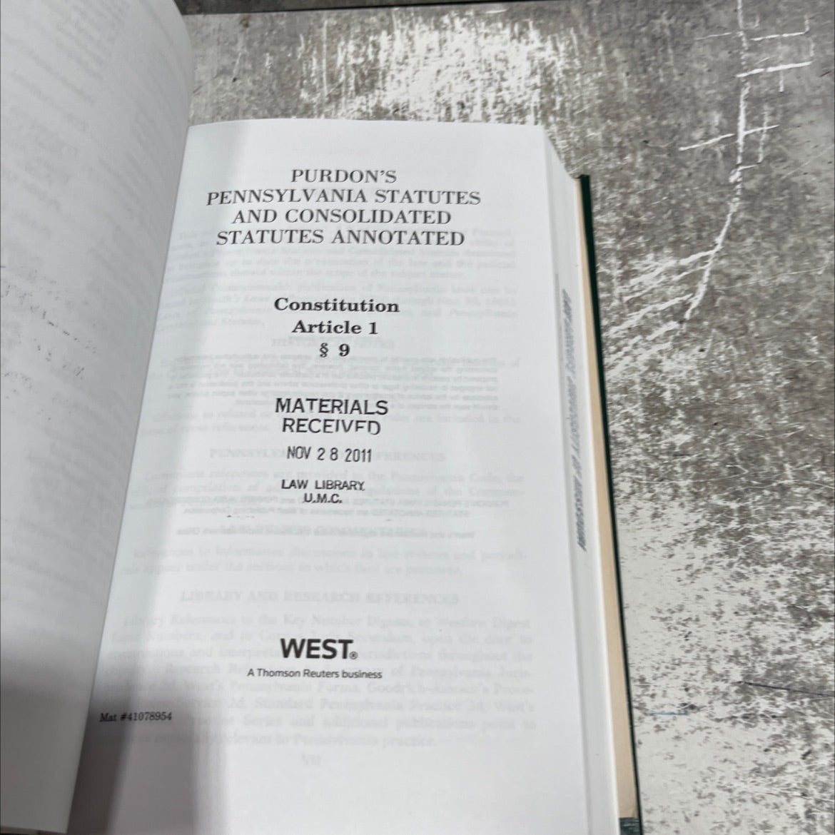 purdon's pennsylvania statutes and consolidated statutes annotated constitution article 1 book, by unknown, 2011 image 2