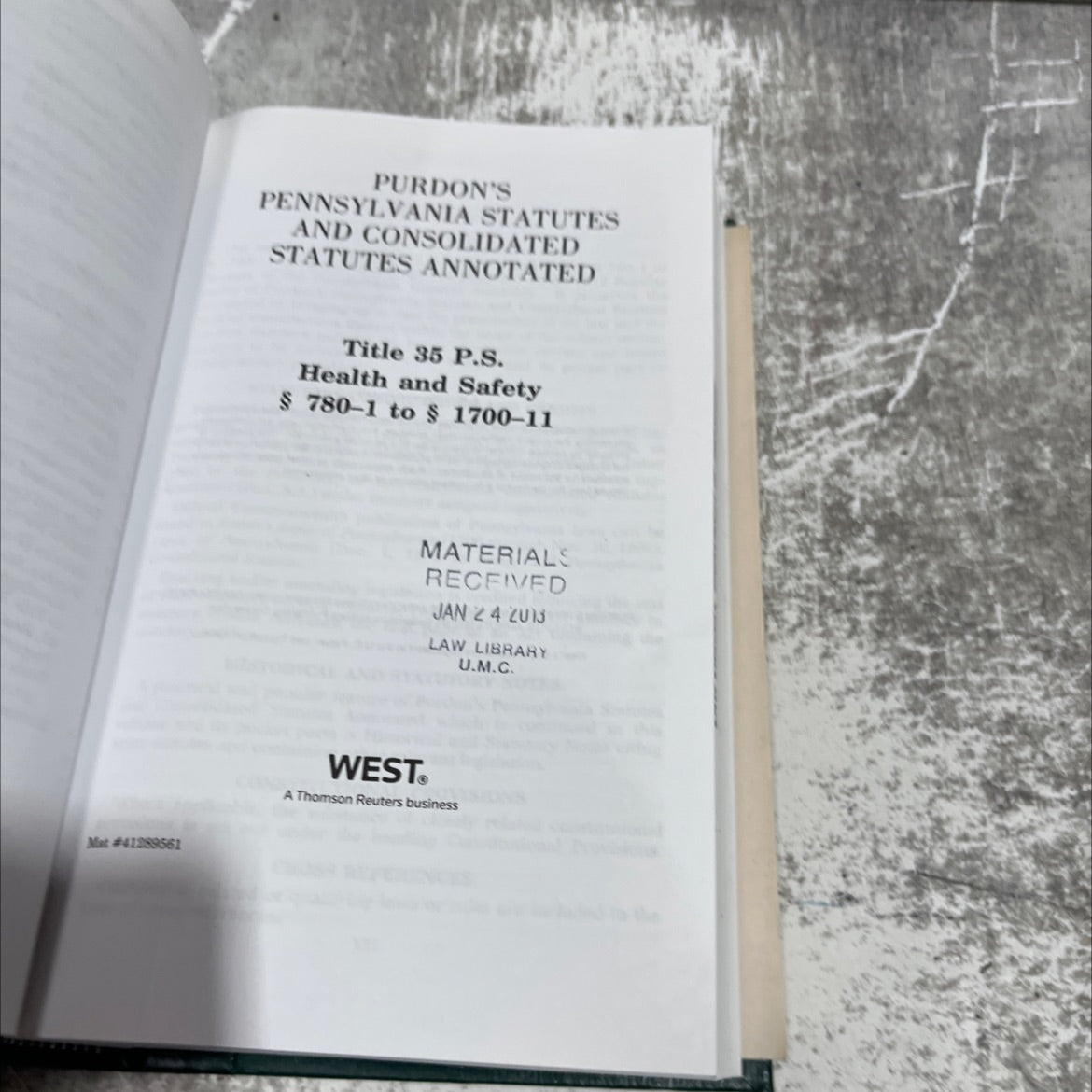 purdon's pennsylvania statutes and consolidated statutes annotated book, by unknown, 2012 Hardcover image 2