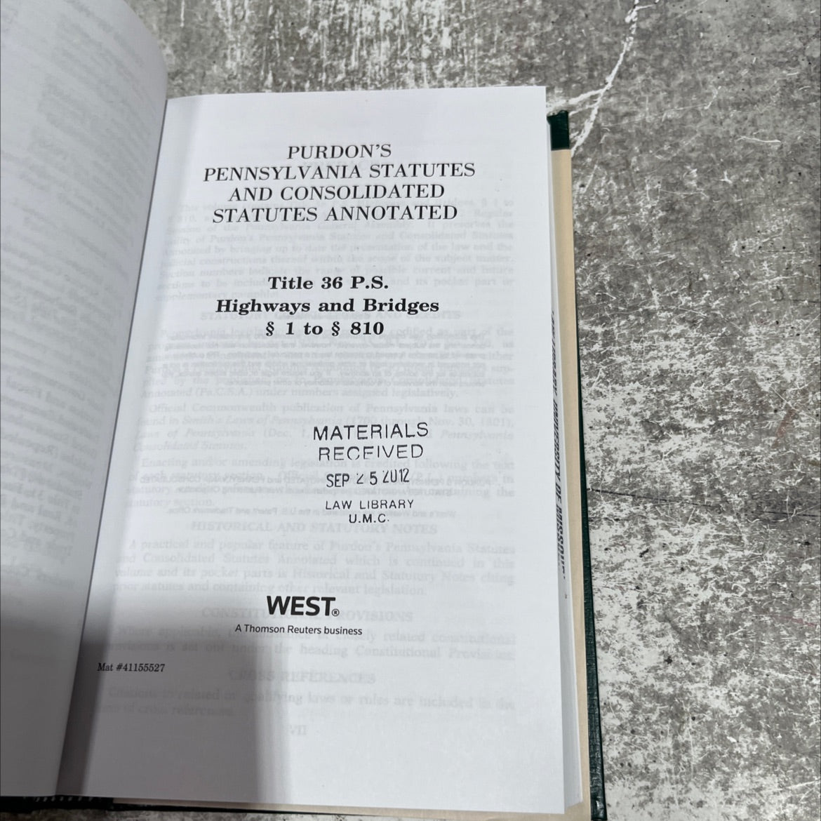 purdon's pennsylvania statutes and consolidated statutes annotated book, by unknown, 2012 Hardcover image 2