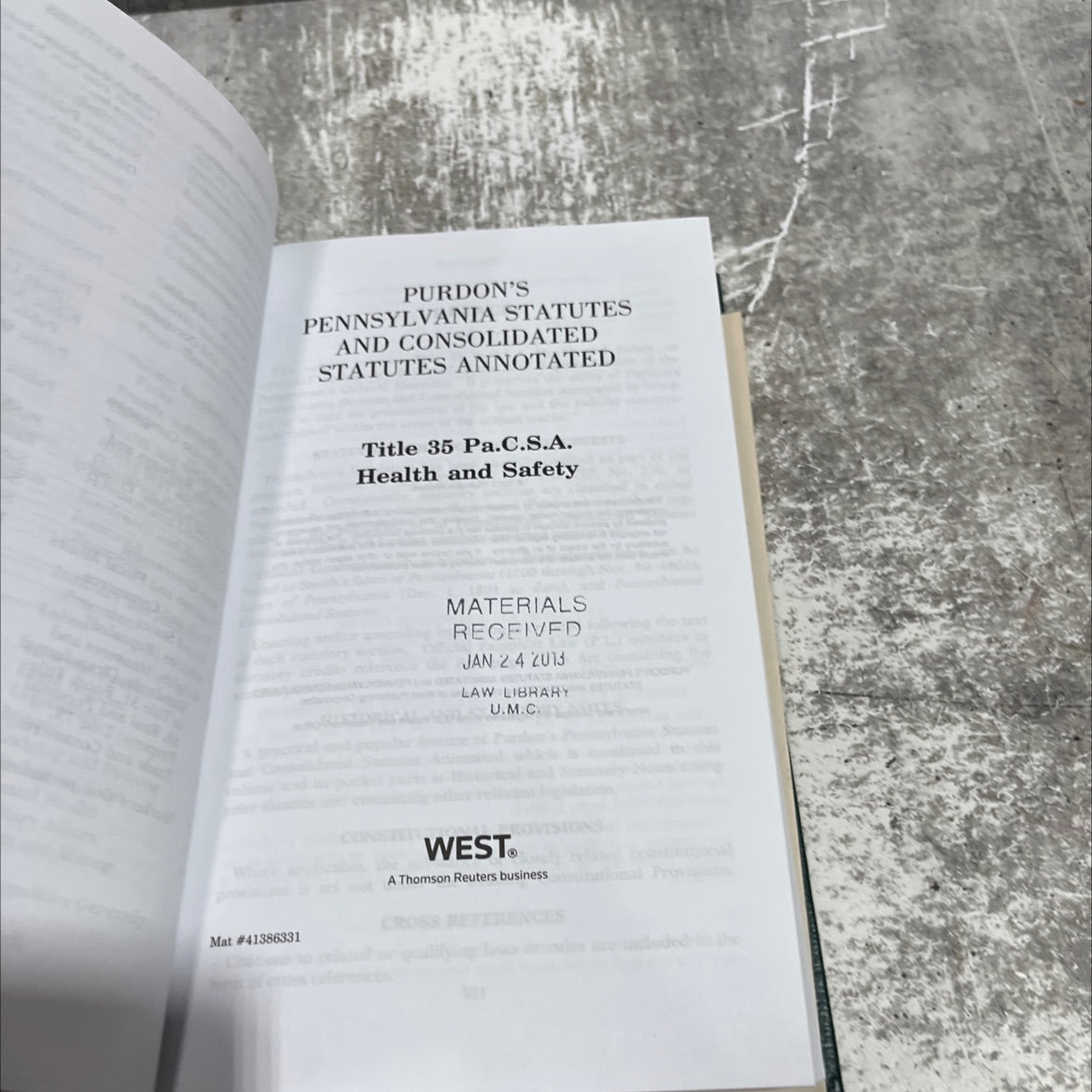 purdon's pennsylvania statutes and consolidated statutes annotated book, by unknown, 2012 Hardcover image 2
