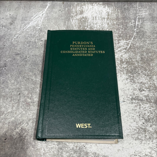 purdon's pennsylvania statutes and consolidated statutes annotated book, by unknown, 2018 Hardcover image 1