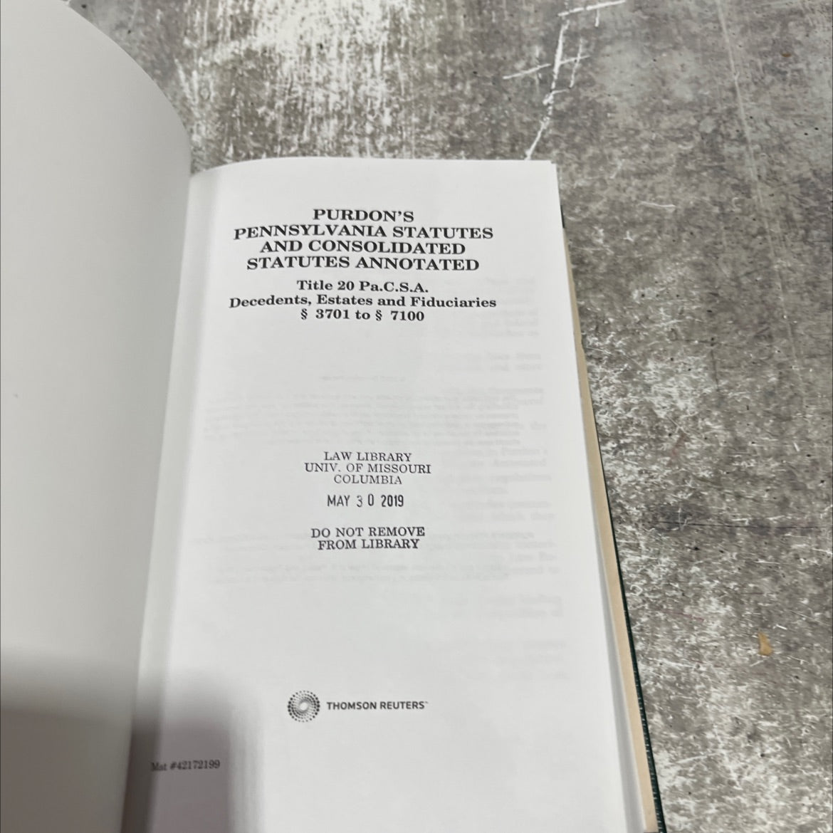 purdon's pennsylvania statutes and consolidated statutes annotated book, by Thomson Reuters, 2019 Hardcover image 2