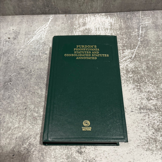 purdon's pennsylvania statutes and consolidated statutes annotated book, by unknown, 2021 Hardcover image 1