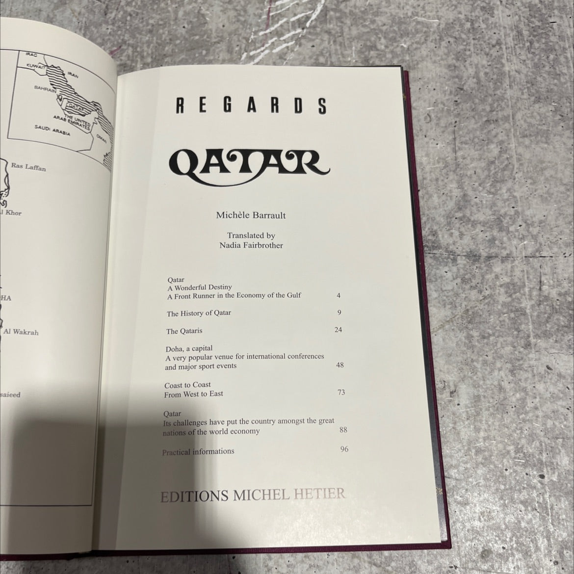 qatar a wonderful destiny a front runner in the economy of the gulf book, by michèle barrault, 2023 Hardcover image 2