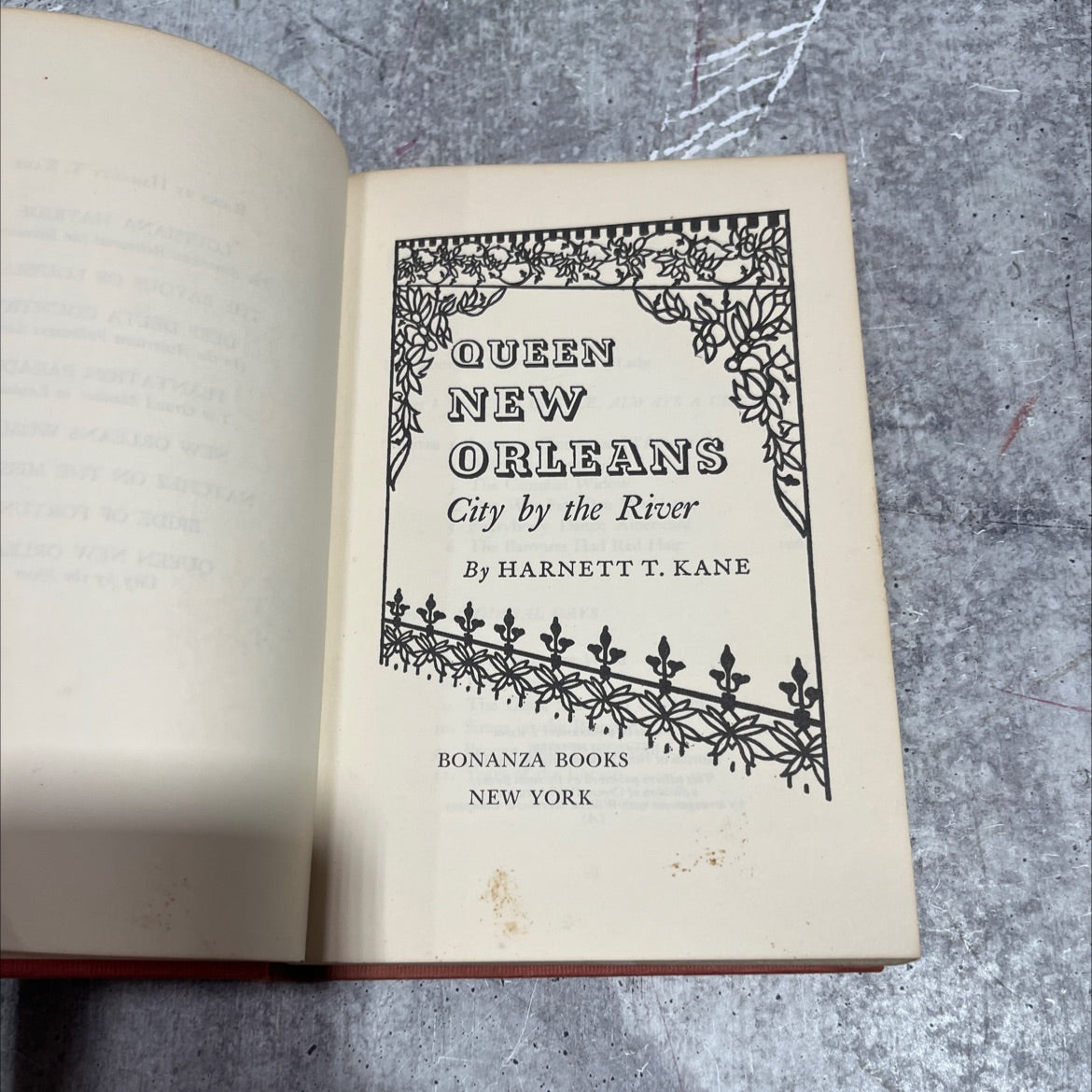 queen new orleans city by the river book, by harnett t. kane, 1949 Hardcover image 2