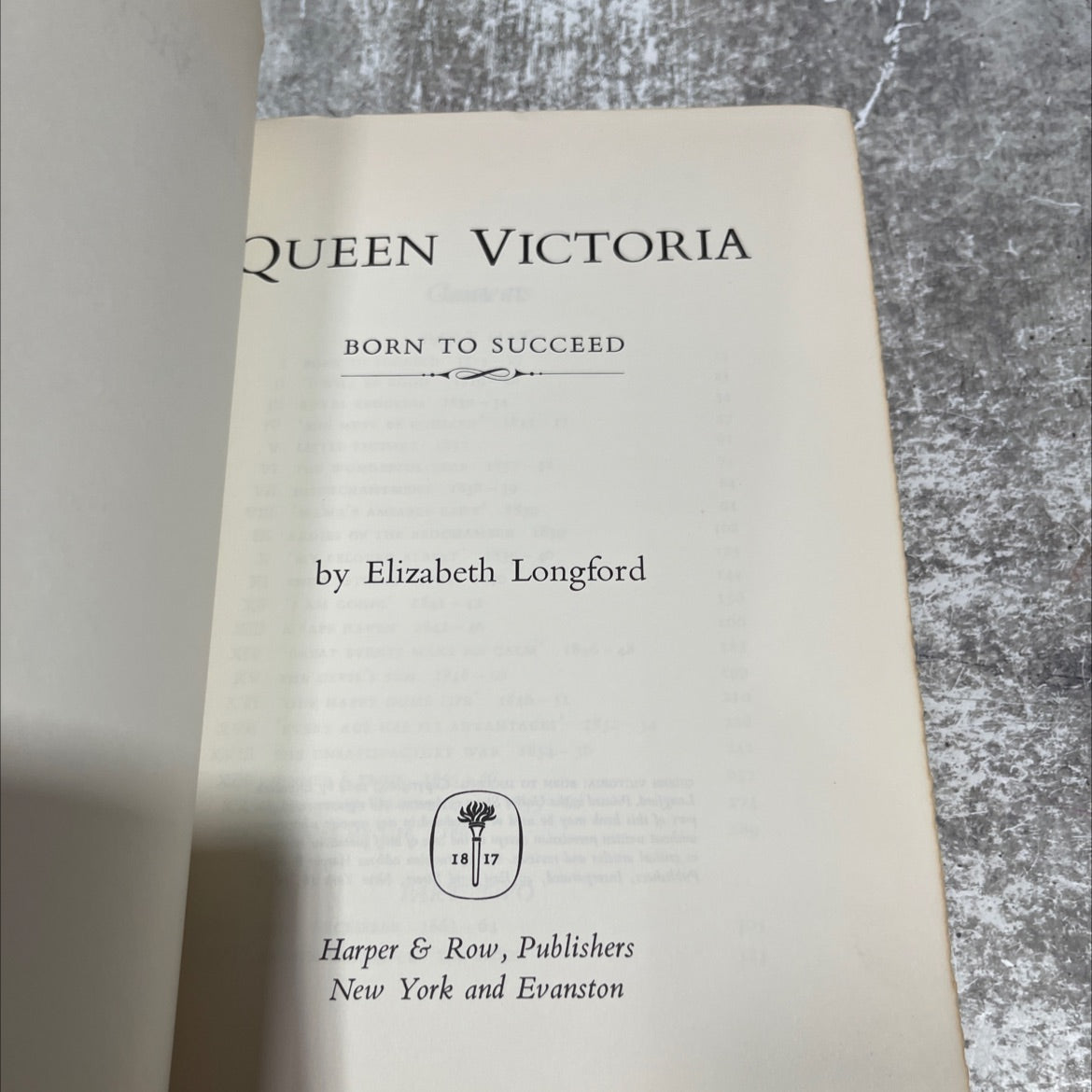 queen victoria born to succeed book, by elizabeth longford, 1964 Hardcover image 2