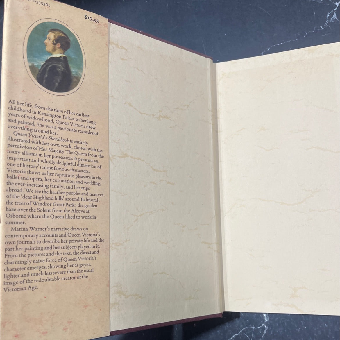 queen victoria's sketchbook book, by marina warner, 1979 Hardcover image 4