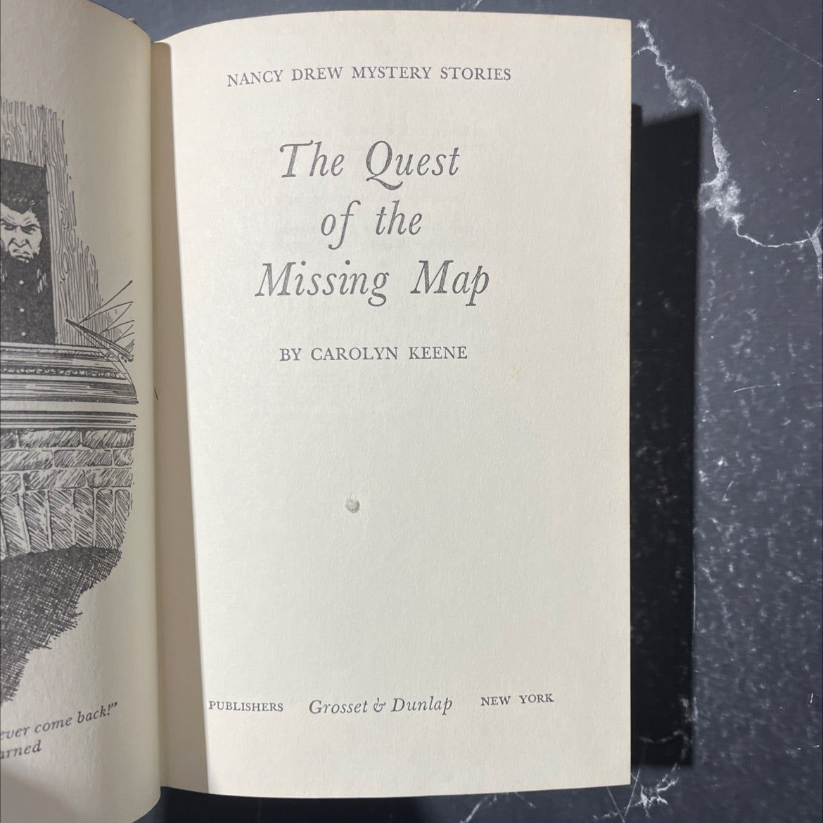quest of the missing map book, by carolyn keene, 1969 Hardcover image 2