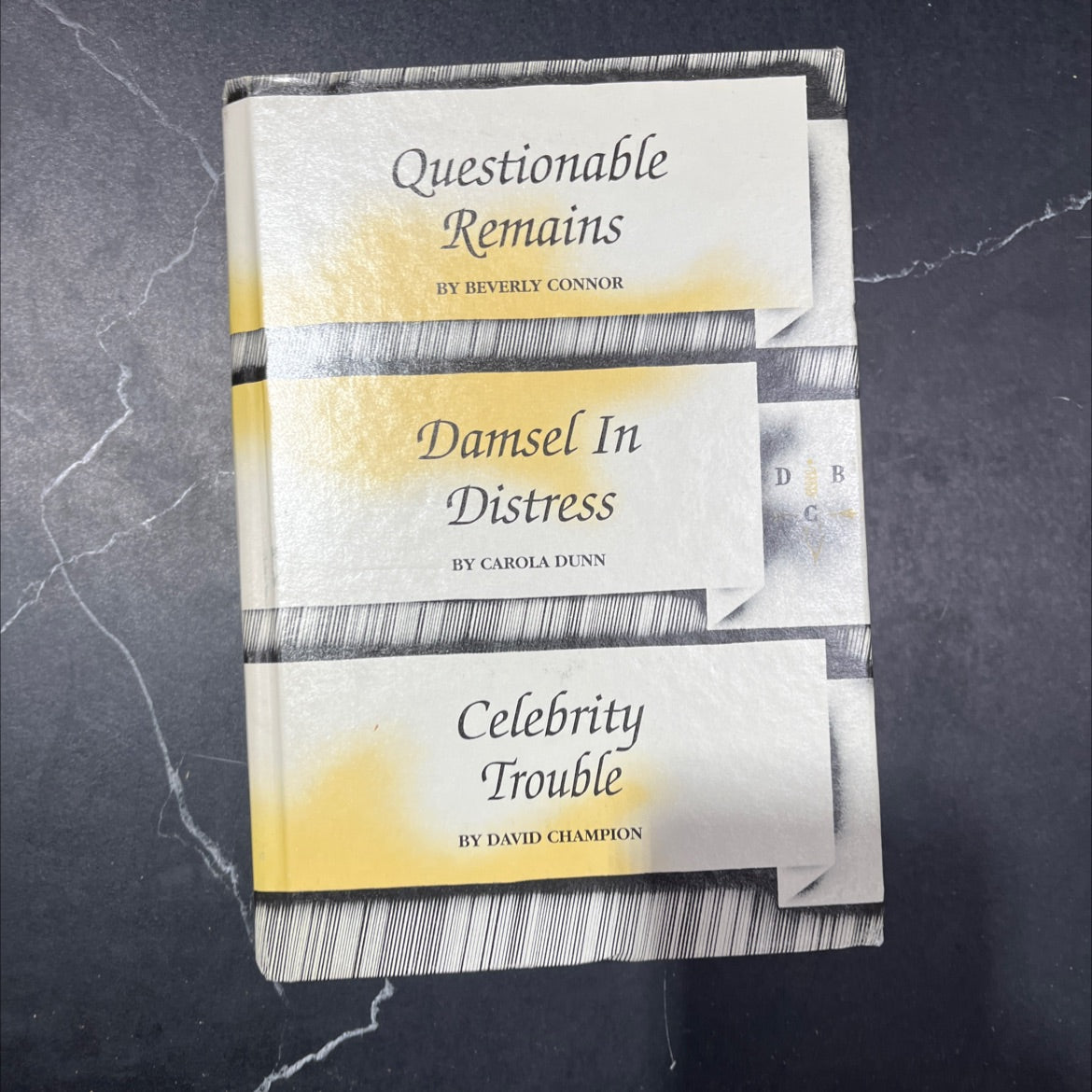 questionable remains book, by beverly connor, 1997 Hardcover image 1