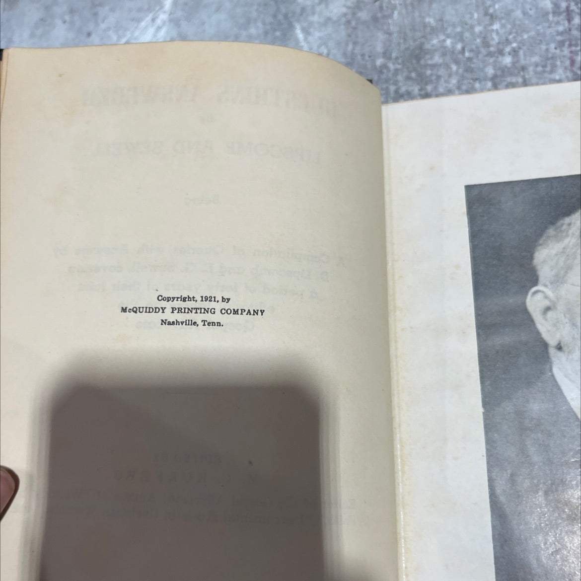 questions answered book, by lipscomb and sewell, 1952 Hardcover image 3