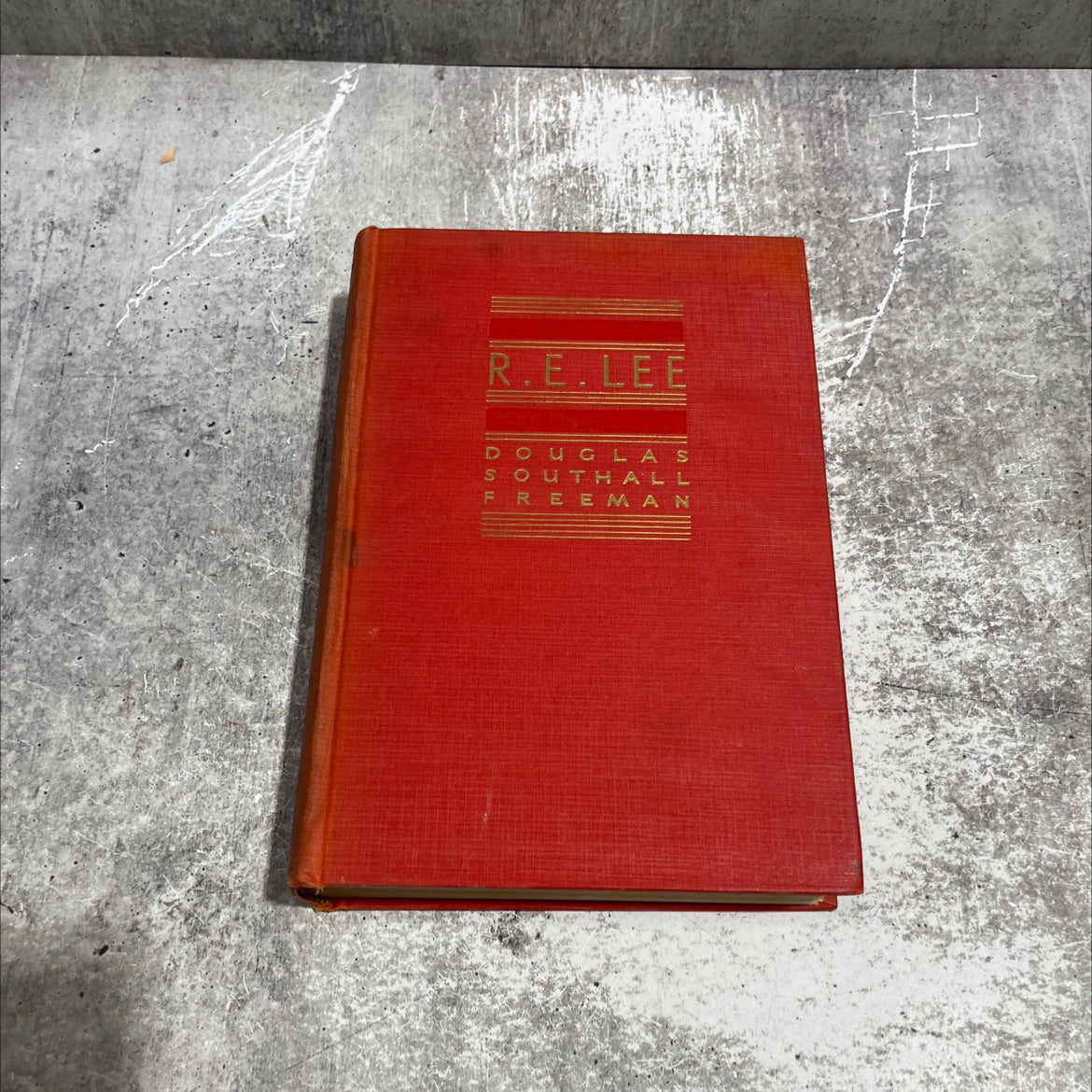 r. e. lee a biography book, by douglas southall freeman, 1936 Hardcover image 1