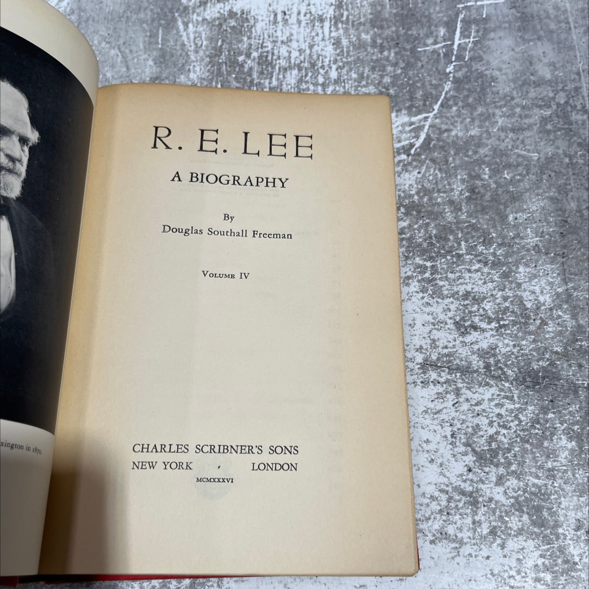 r. e. lee a biography book, by douglas southall freeman, 1936 Hardcover image 2