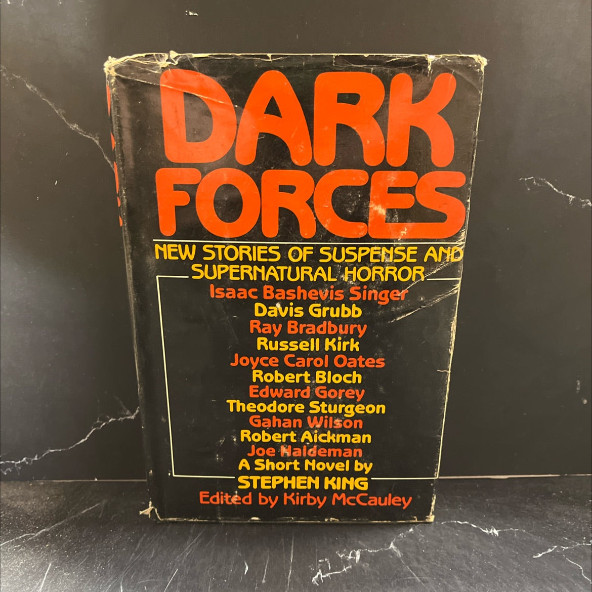 r dark forces new stories of suspense and supernatural horror book, by kirby mccauley, 1980 Hardcover image 1