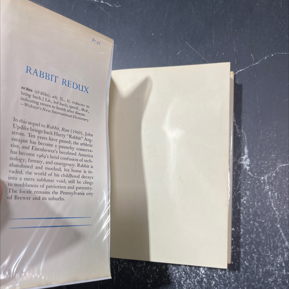 rabbit redux book, by John Updike, 1971 Hardcover image 4
