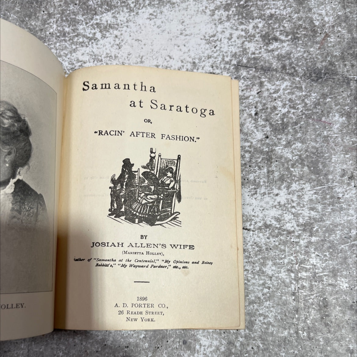 racin' after fashion book, by josiah allen's wife (marietta holley), 1896 Hardcover image 2