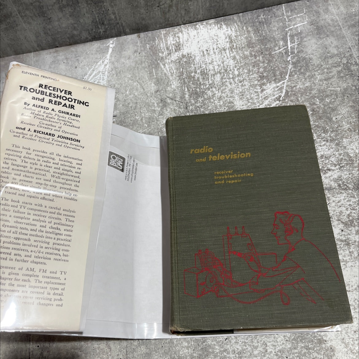 radio and television receiver troubleshooting and repair book, by alfred a. ghirardi, j. richard johnson, 1959 Hardcover image 4