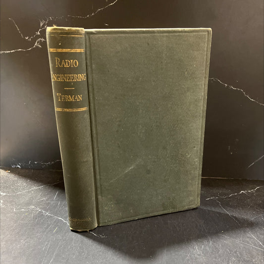 radio engineering book, by frederick emmons terman, 1937 Hardcover image 1