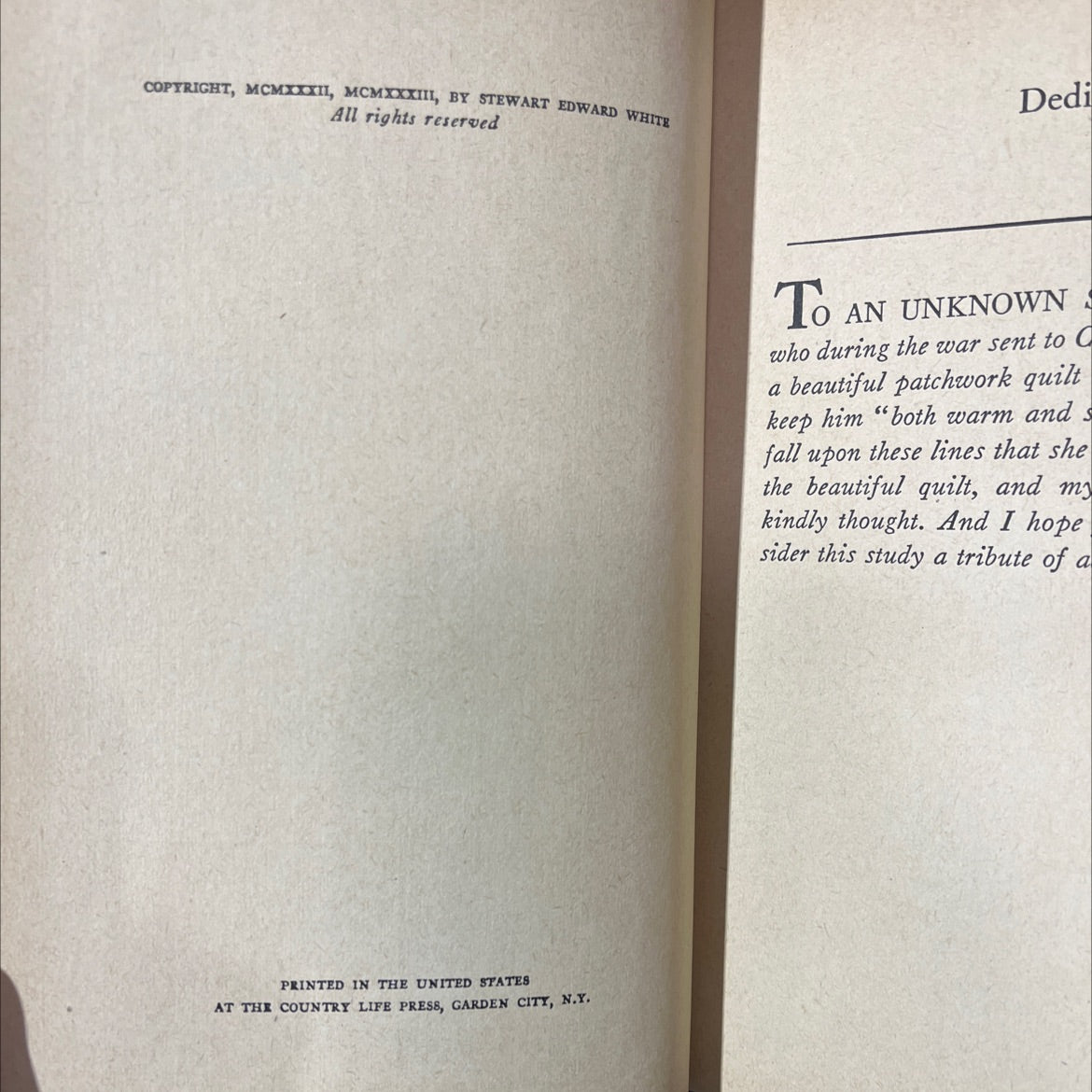 ranchero book, by stewart edward white, 1933 Hardcover image 3