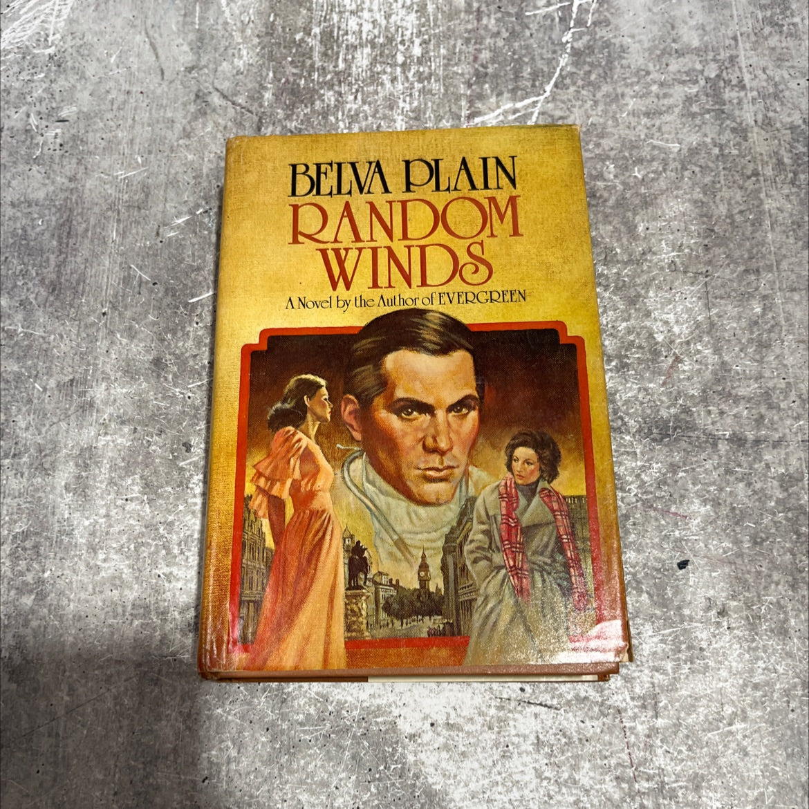 random winds book, by belva plain, 1980 Hardcover image 1