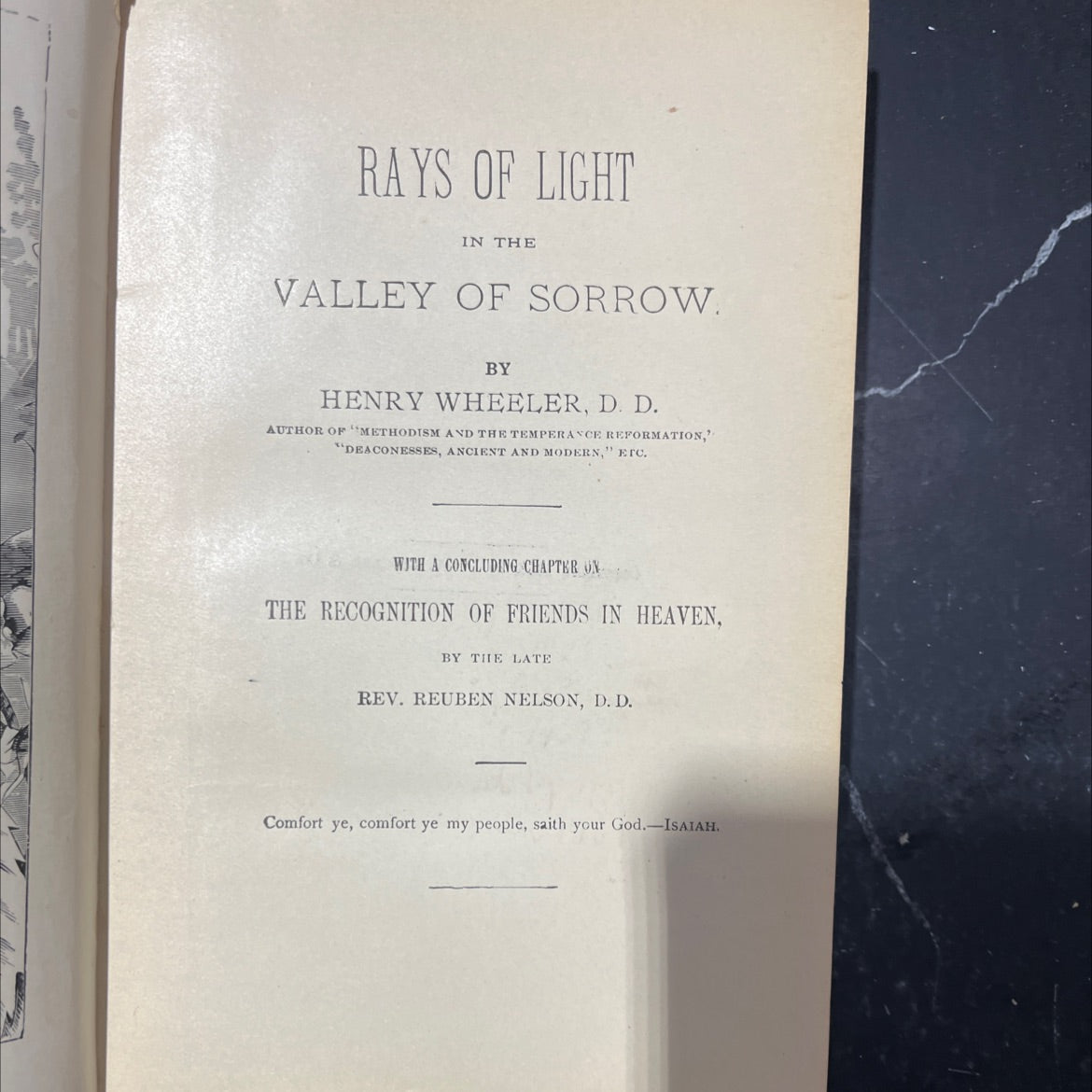 rays of light in the valley of sorrow book, by henry wheeler, d. d., 1883 Hardcover image 2