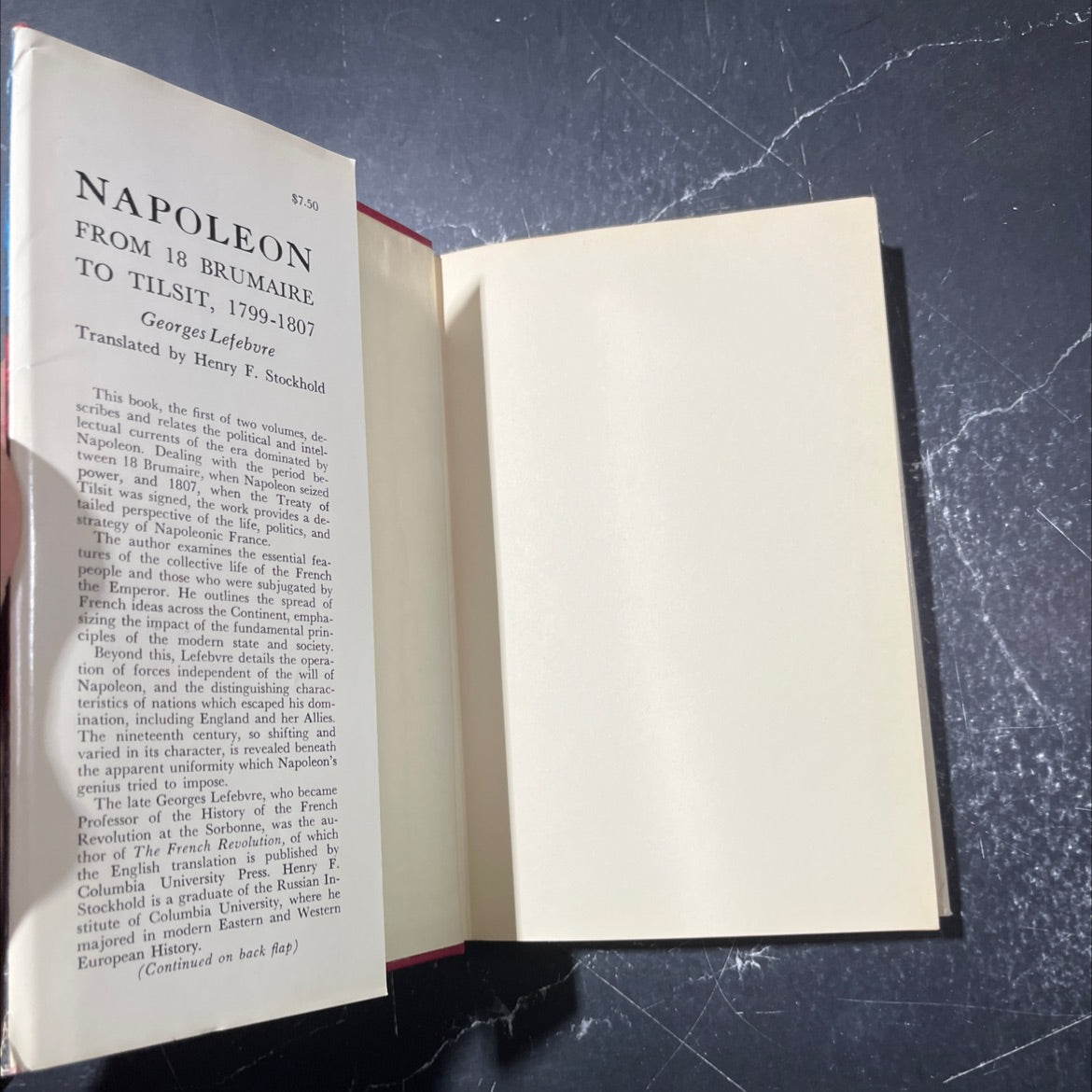 re lution napoleon from 18 brumaire to tilsit 1799-1807 book, by georges lefebvre, 1969 Hardcover image 4