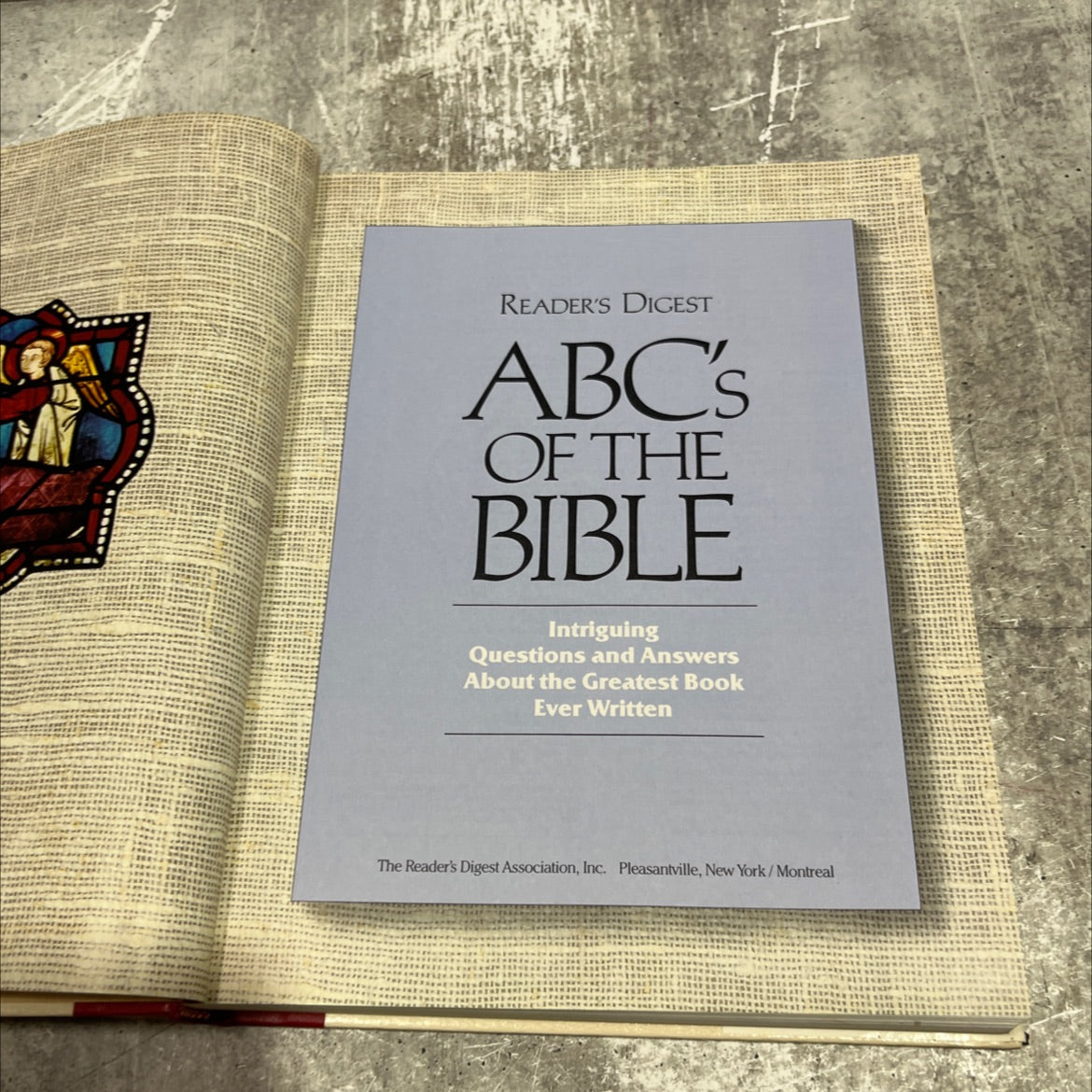 reader's digest abc's of the bible book, by The Reader's Digest Association, Inc., 1991 Hardcover image 2